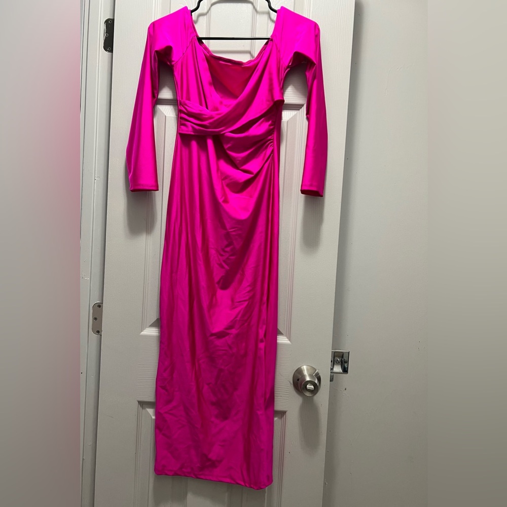Pink bodycon dress nwt